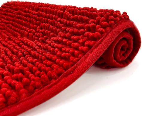 Amazon.com: Red Bathroom Mat