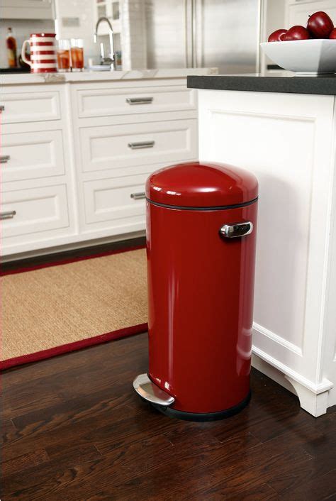 Amazon.com: Red Kitchen Trash Cans