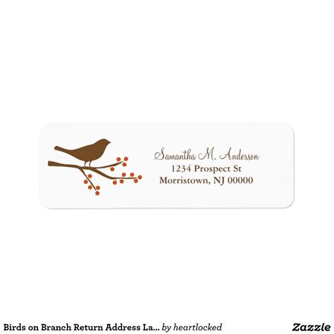 Amazon.com: Return Address Labels Birds