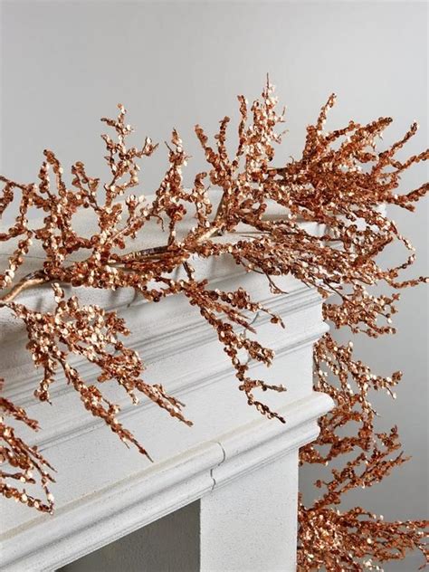 Amazon.com: Rose Gold Christmas Garland