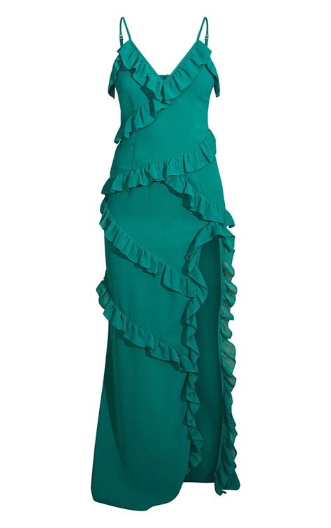 Amazon.com: Ruffle Maxi Dress