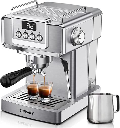 Amazon.com: SUMSATY Espresso Machine, Stainless Steel …