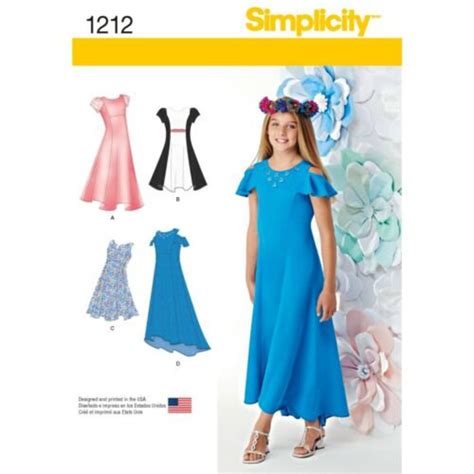 Amazon.com: Simplicity Creative Patterns 1212 Girls