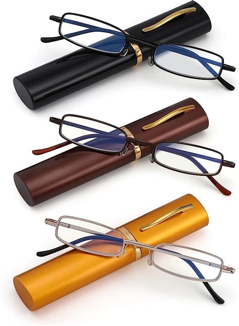 Amazon.com: Slim Reading Glasses With Case