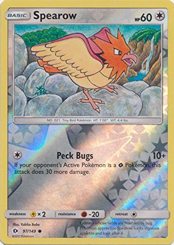 Amazon.com: Spearow Pokemon Card