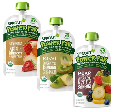 Amazon.com: Sprout Organic Baby Food, Stage 4 Toddler …