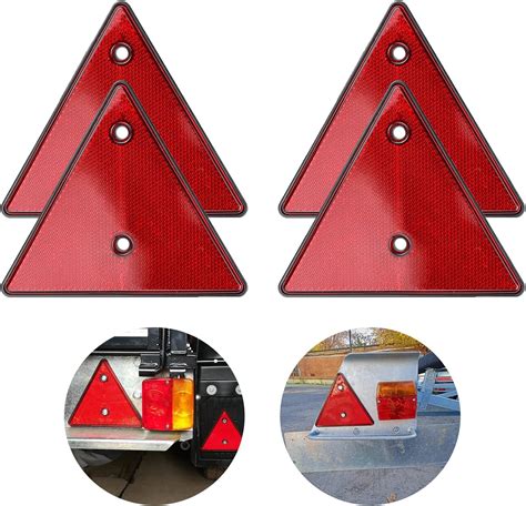 Amazon.com: Trailer Reflectors Red