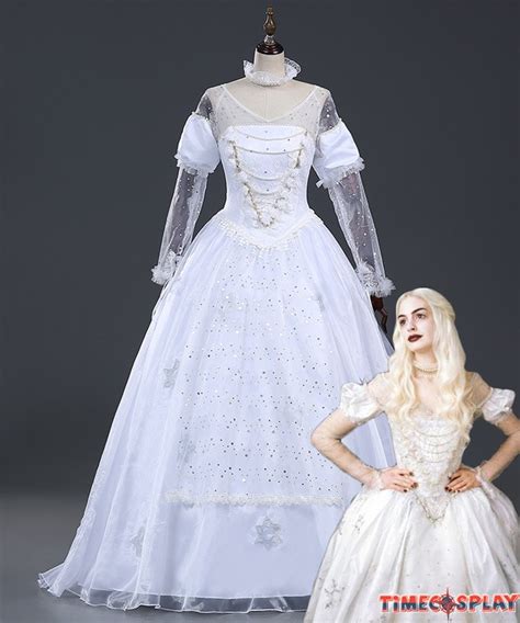 Amazon.com: White Queen Costume Alice In Wonderland