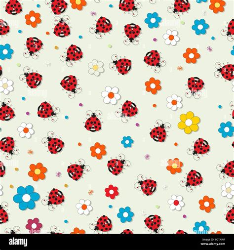 Amazon.com: ZZAEO Ladybird Seamless Ladybug Pattern Large Lunch Box …