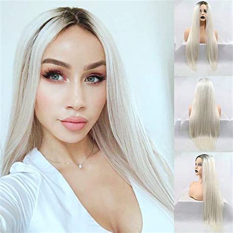 Amazon.com: dark roots blonde wig