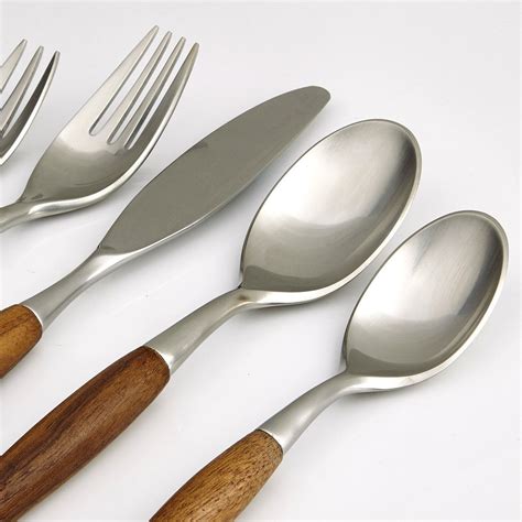 Amazon.com: flatware wood handle