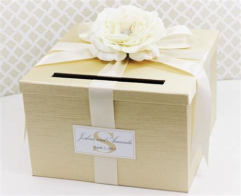 Amazon.com: gold card box wedding