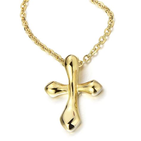 Amazon.com: gold cross necklace for women