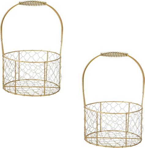 Amazon.com: gold flower girl basket