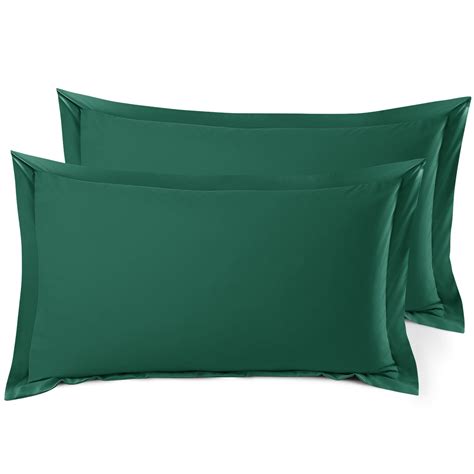 Amazon.com: hunter green pillow shams