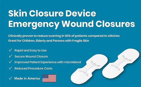 Amazon.com: microMend Emergency Wound Closures Surgical …