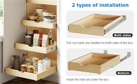 Amazon.com: wood pull out drawer