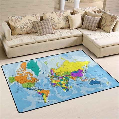 Amazon.com: world map rug