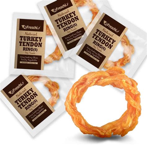 Amazon.com : Afreschi Turkey Tendon Dog Treats for Signature …