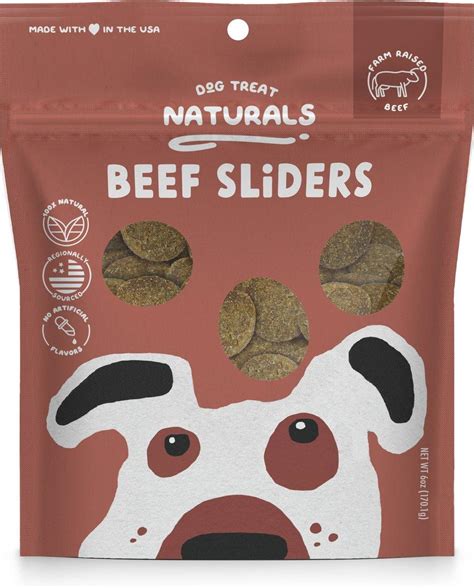 Amazon.com : Dog Treat Naturals Beef Sliders for Dogs Healthy ...