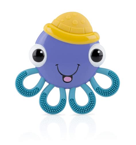 Amazon.com : Nuby Vibe-Eez Teether, Octopus : Baby