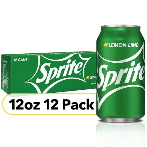 Amazon.com : Sprite Lemon Lime Soda Soft Drinks, 12 Fl Oz