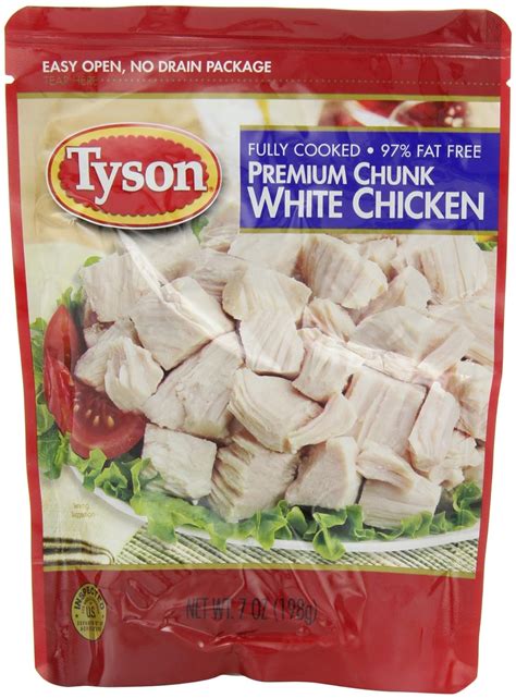 Amazon.com : Tyson Chunk Chicken Breast, 7-Ounce Pouches