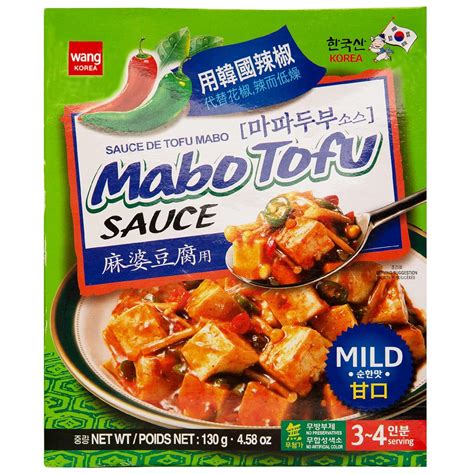 Amazon.com : Wang Spicy Mabo Tofu Sauce, 4.58 Ounce : Grocery …