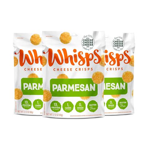 Amazon.com : Whisps Cheese Crisps - Parmesan & Cheddar …