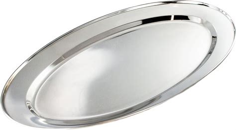 Amazon.com NEW 3 Pc. Stainless Steel Serving Oval Platter Tray …