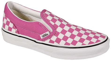 Amazon.com Vans Classic Slip-On™ (Checkerboard) Fuchsia …