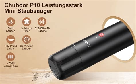 Amazon.de:Kundenrezensionen: Chuboor Mini Staubsauger, Akku ...