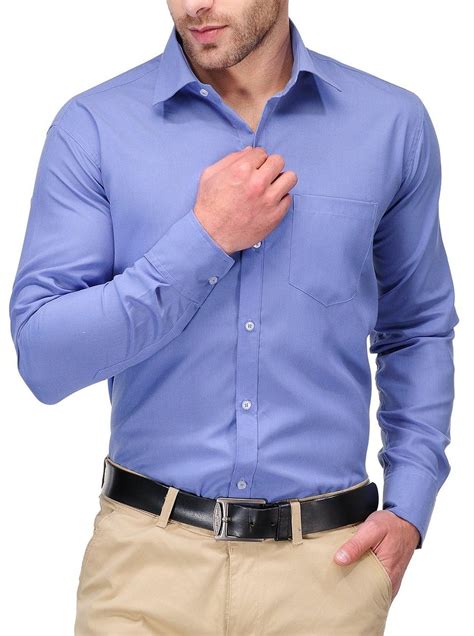 Amazon.in: Blues - Formal Shirts / Shirts: Clothing & Accessories