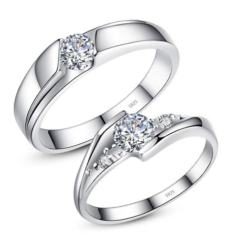 Amazon.in: silver couple rings