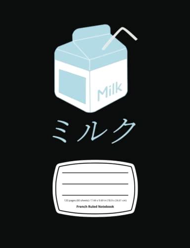 Amazon.it: Kawaii Blue Milk Carton Otaku Style Notebook - Half …