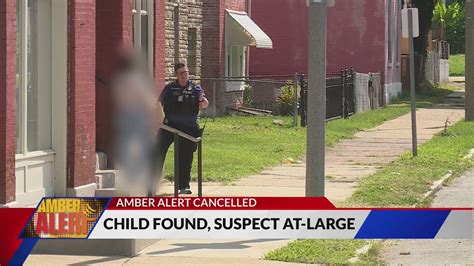 Amber Alert canceled after child found safe, suspect at large