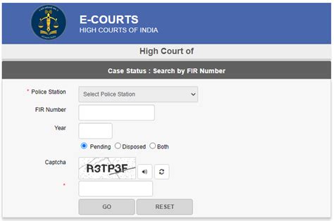 Ambernath court case status.  Case Status : Search by Case Number Case Number FIR Number Party...