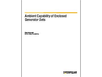 Ambient capability of enclosed generating set