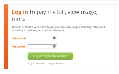 MyAmbit Account is your home to pay your bill, view usag