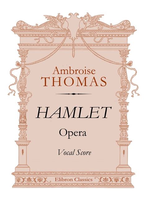 Ambrois Thomas Hamlet vocal Score
