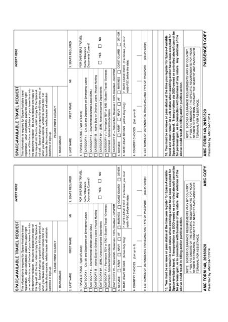 Amc Form 140