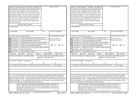 Amc form 140 fillable.  Amc Form 140 Is Often Used In U.  Browse 30 Travel Request Form Te...