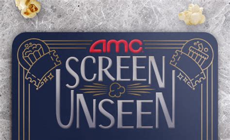 Amc screen unseen november 27. LPETTET/Getty Images(NEW YORK) -- AMC Theatres is adding a bit of mystery to the moviegoing experience. On Tuesday, the theater chain announced its first Screen Unseen event, which it said allows customers to watch a never-before-seen film on the big ... 