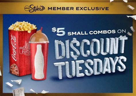 All AMC locations in the U.S. are offering showtimes on Tuesdays for $5, plus tax. To take part in the deal, AMC guests need to be members of the AMC Stubs program, which is free to join.. 
