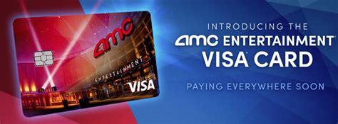 Today, the chain announced an AMC Entertainment Visa ca
