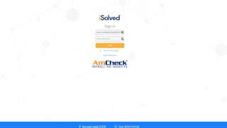 Amcheck isolved login. A Complete Workforce Management Solution. Everything you need to manage and grow your human capital, accessible from a single login. 