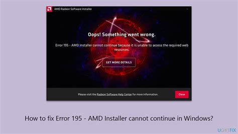 Amd 195 error fix.  To fix this issue, follow the steps belowmore.  Voici ...