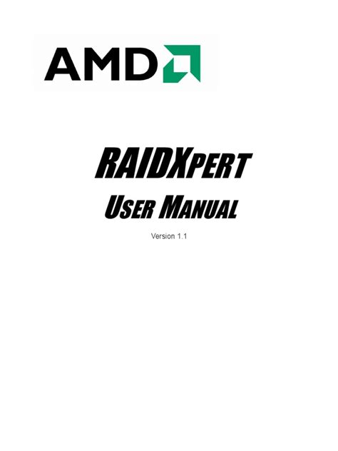 Amd Raidxpert User v1 1