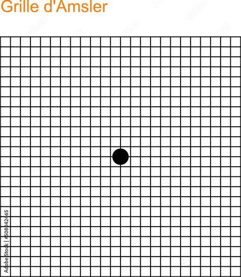 Amd Screening. Macular Degeneration Test. Vision control. Grid scotoma