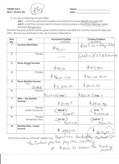 Amdm Unit 6 Answer Key